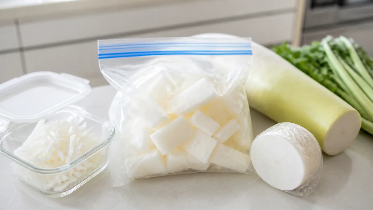 冷凍なら約1ヶ月!用途別カットで食感を守るコツの解説画像