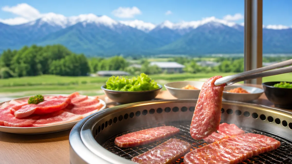安曇野焼肉をランチで楽しむ|昼から肉を堪能できるお店と予算感の解説画像