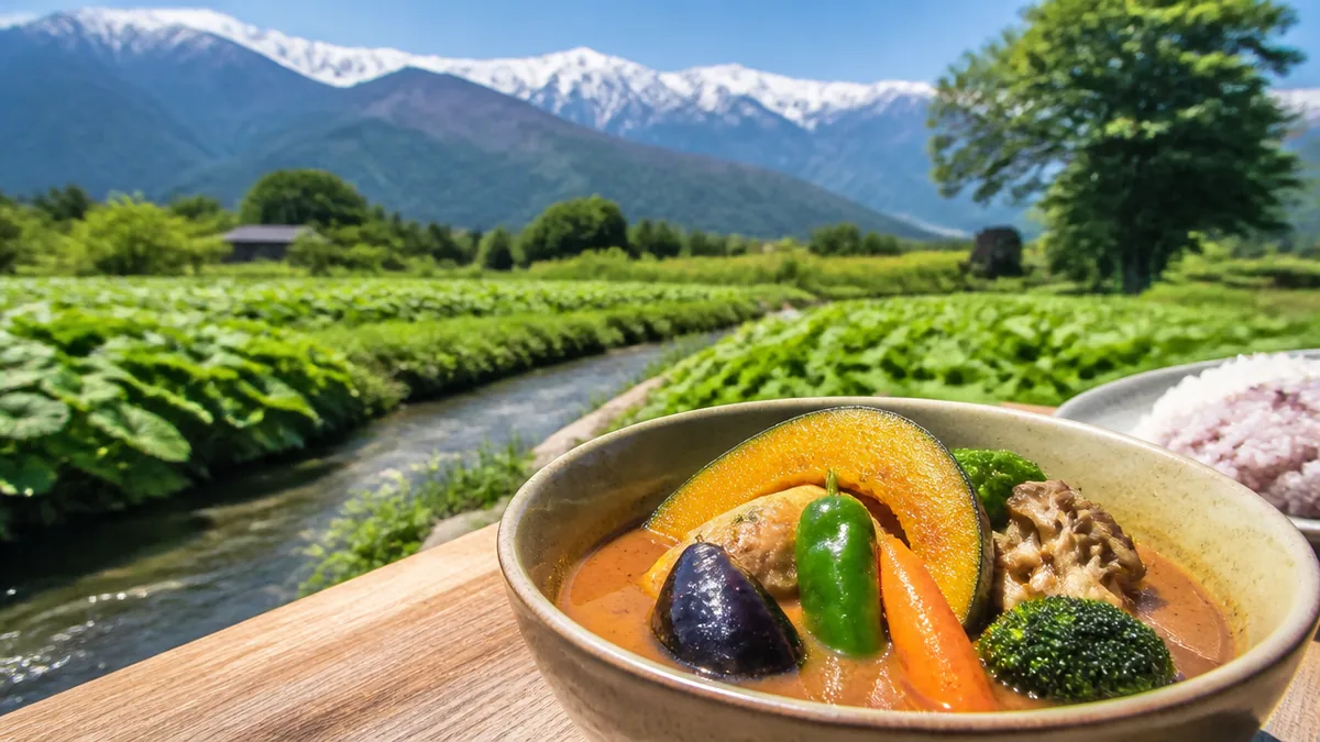 安曇野カレーが旅行者を惹きつける3つの理由|信州の水と野菜が生む奥深い味の解説画像