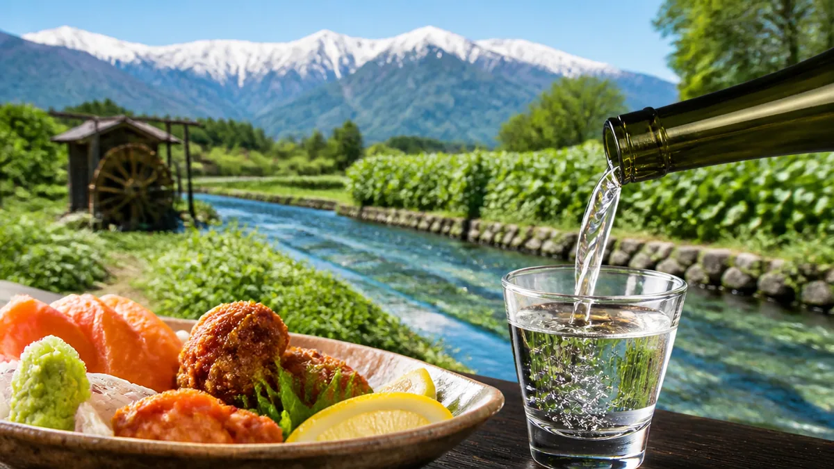 安曇野居酒屋の魅力は「地酒×山の幸×北アルプスの水」にあるの解説画像