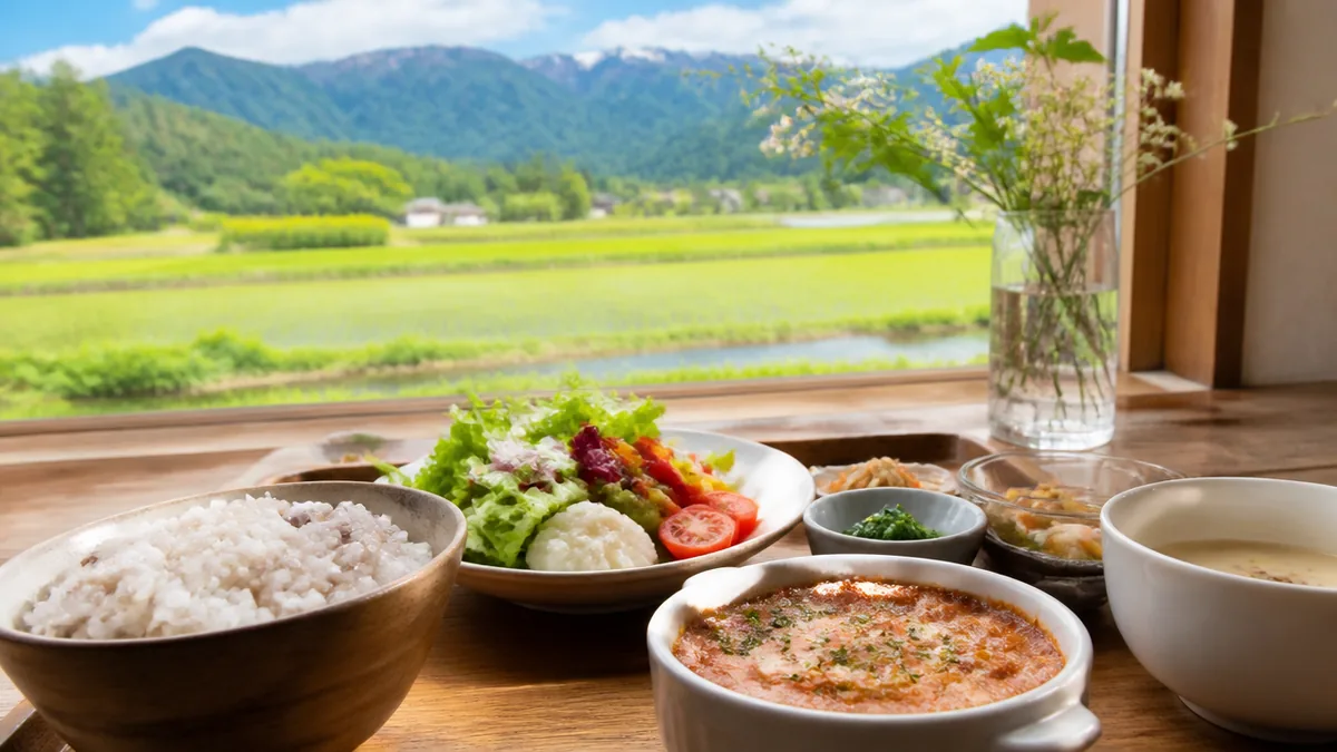 安曇野のちゃぶだいは堀金の隠れ家食堂カフェ｜1000円手作りランチの全貌を紹介のアイキャッチ画像
