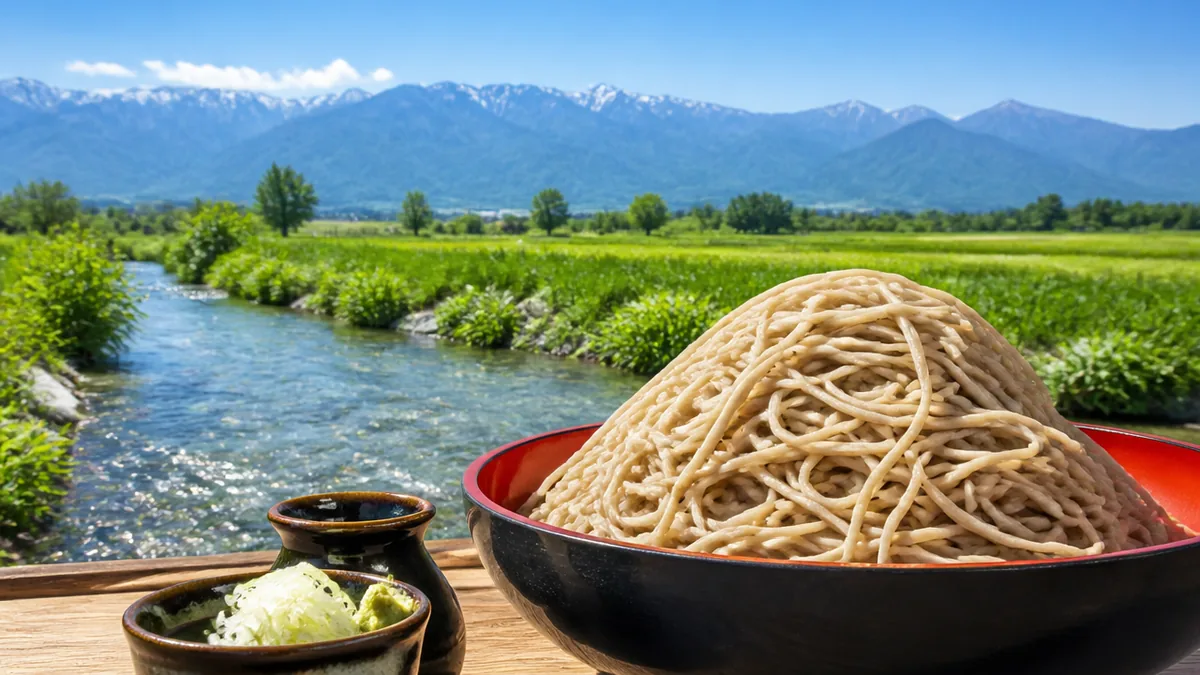 そば処安曇野の里とは?安曇野ICから5分で出会える湧水そばの店の解説画像