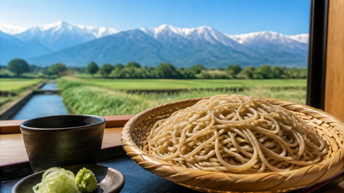 安曇野そば処 青崎とは？松川村の高台で愛される手打ち蕎麦の名店の解説画像