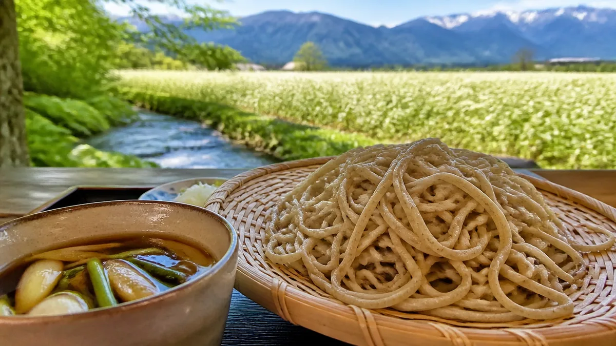 安曇野そば処 青崎の蕎麦が旨い理由｜県内産そば粉と野菜つゆの秘密の解説画像