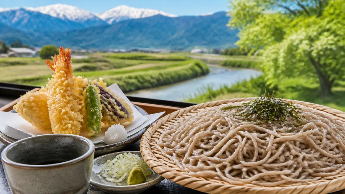 純手打蕎麦と天麩羅が両方楽しめる安曇野の名店4選【穂高・豊科エリア】の解説画像
