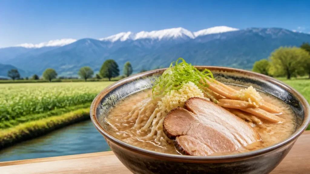安曇野味噌ラーメン麺匠真武咲弥｜濃厚味噌スープの秘密とメニュー全貌を徹底解説のアイキャッチ画像