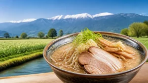 安曇野味噌ラーメン麺匠真武咲弥｜濃厚味噌スープの秘密とメニュー全貌を徹底解説のアイキャッチ画像