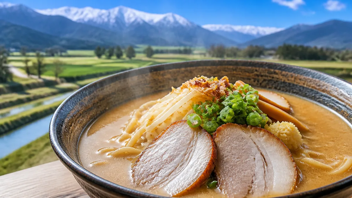 安曇野味噌ラーメンの味の秘密｜麺匠真武咲弥が使う素材へのこだわりの解説画像