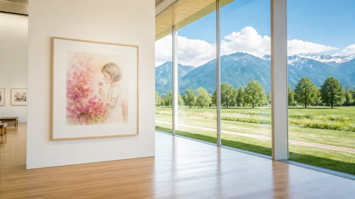 安曇野ちひろ美術館とは｜いわさきちひろの世界に出会える「世界初の絵本美術館」の解説画像