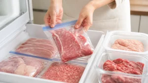 お肉の保存方法、冷蔵は3日が限界って知ってた？冷凍で1ヶ月おいしくキープするコツのアイキャッチ画像