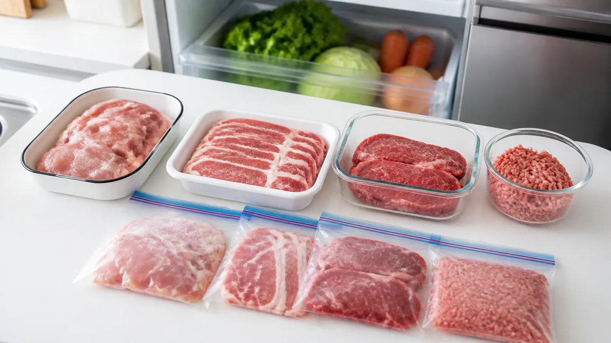 お肉が傷むスピードは種類でこんなに違う｜まず知りたい保存の基本の解説画像