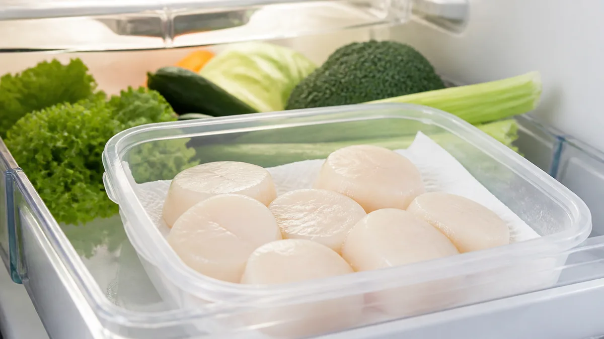 生ほたて（刺身用）を冷蔵で長持ちさせるコツの解説画像