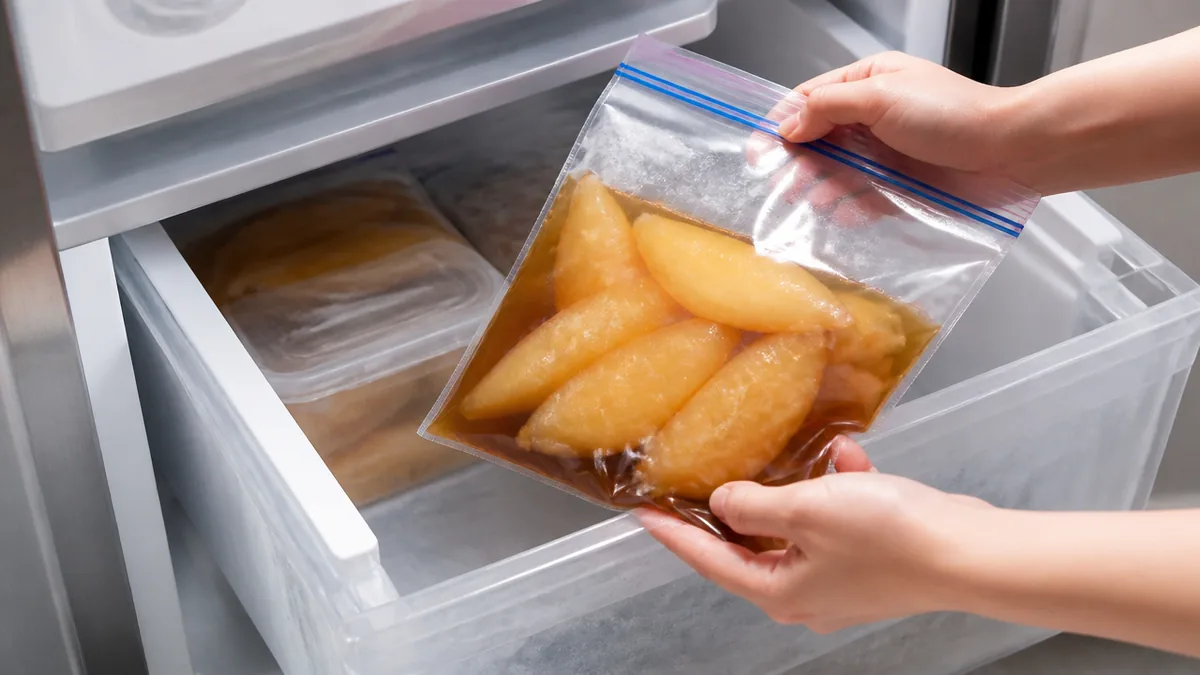 味付け数の子は漬け汁ごと冷凍が正解の解説画像