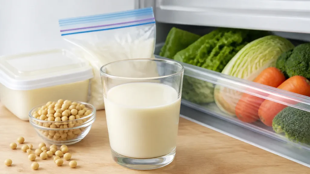 豆乳の保存方法、開封後は2〜3日が限界って知ってた？未開封は常温OK・冷凍は凍ったままが正解のアイキャッチ画像
