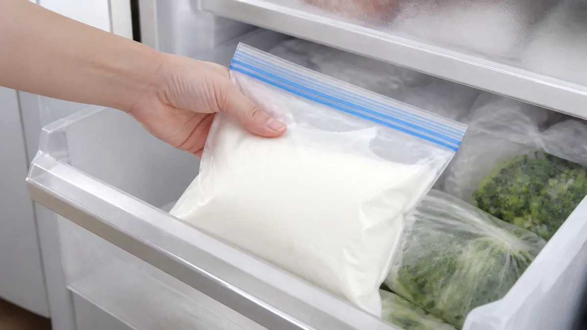 冷凍すれば約3週間！生クリームを無駄にしない賢い凍らせ方の解説画像