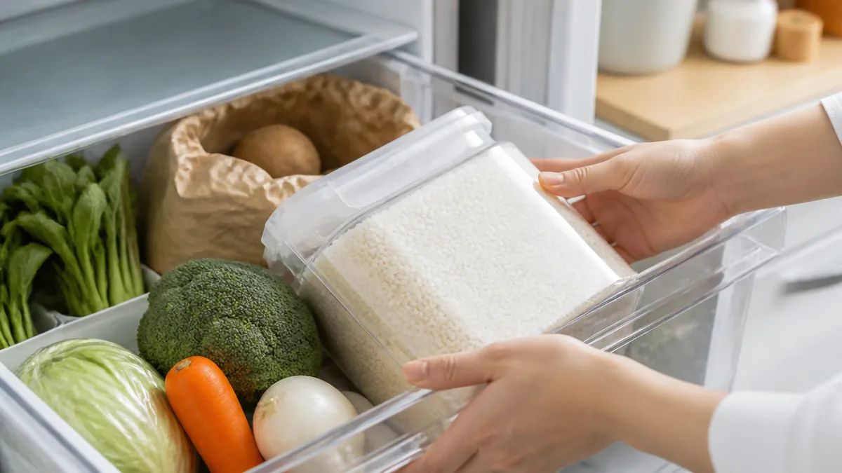 米の保存方法は冷蔵庫の野菜室が正解?まず押さえる3条件の解説画像