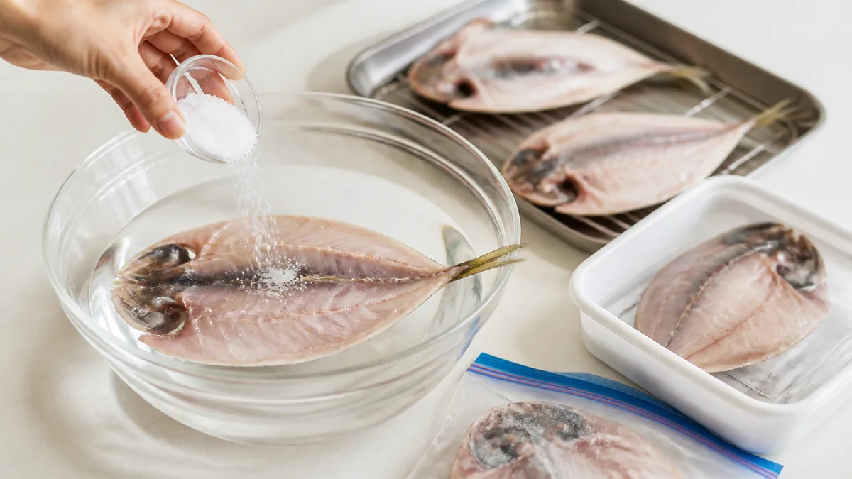 塩水の濃度、結局いくつが正解?魚のサイズと脂で決まるの解説画像